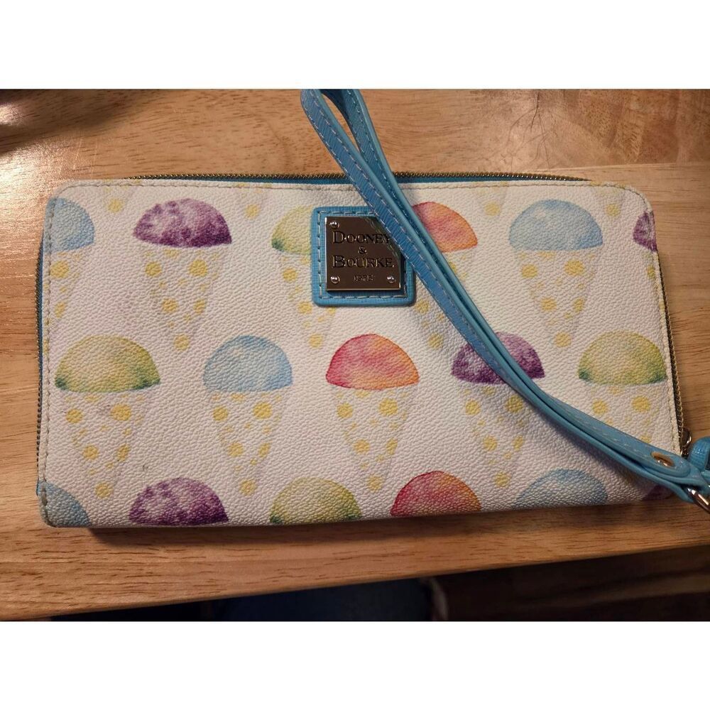 Dooney & Bourke Snowcone Zip Around Wallet